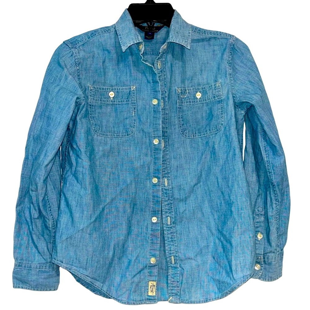 Polo Ralph Lauren Kids Jean Shirt Size 14